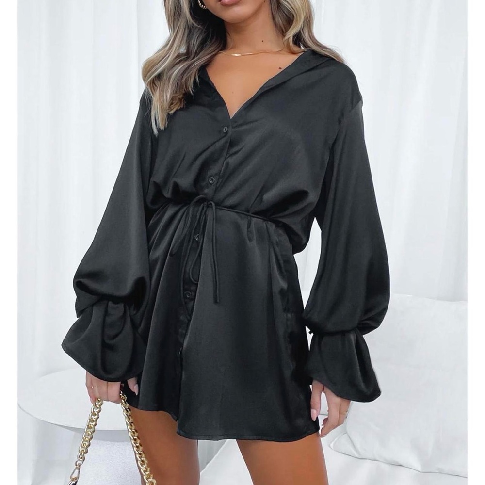 White Fox Only Gets Better Mini Dress - Black